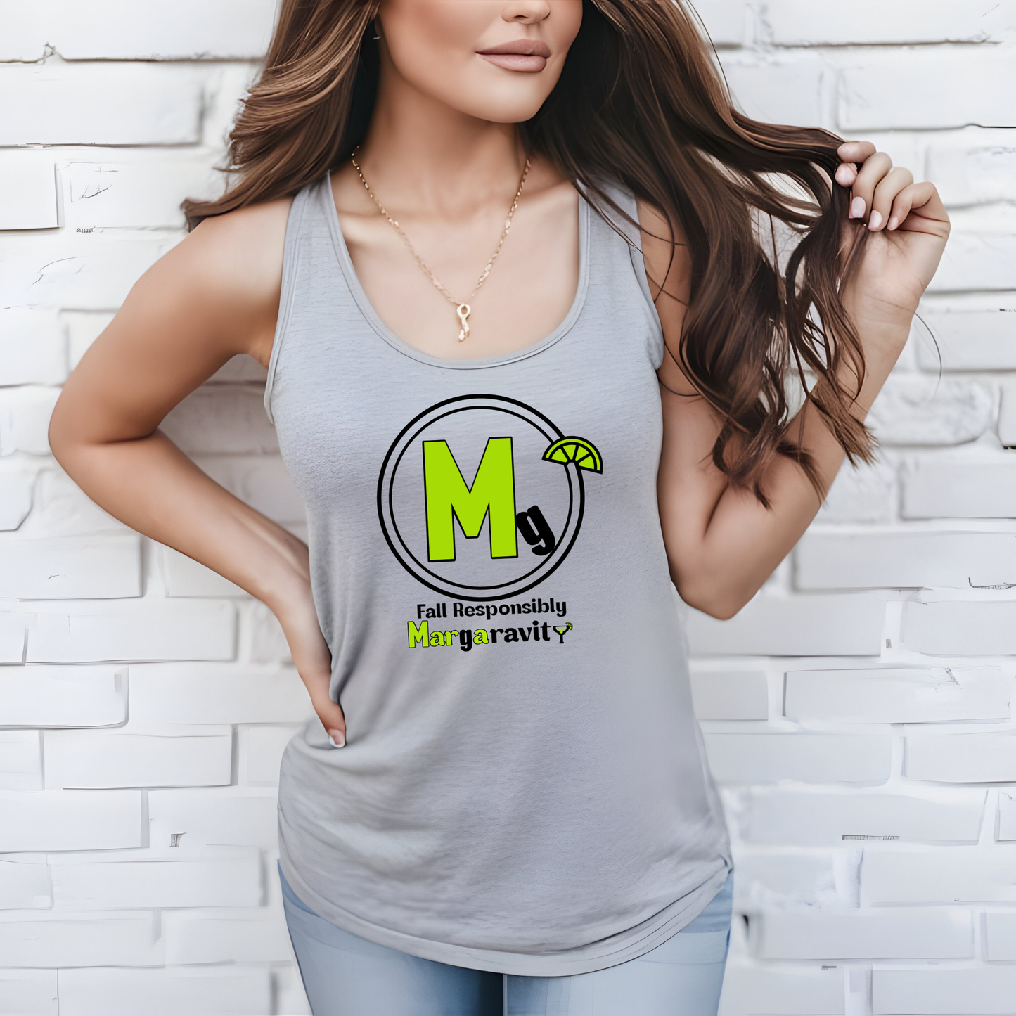 Margaravity Logo, unisex tank
