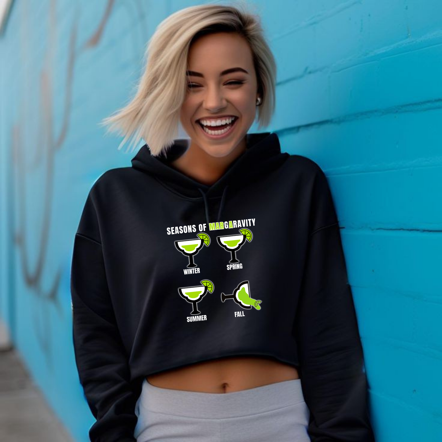Seasons of Margaravity, Lightweight Cropped Hoodie
