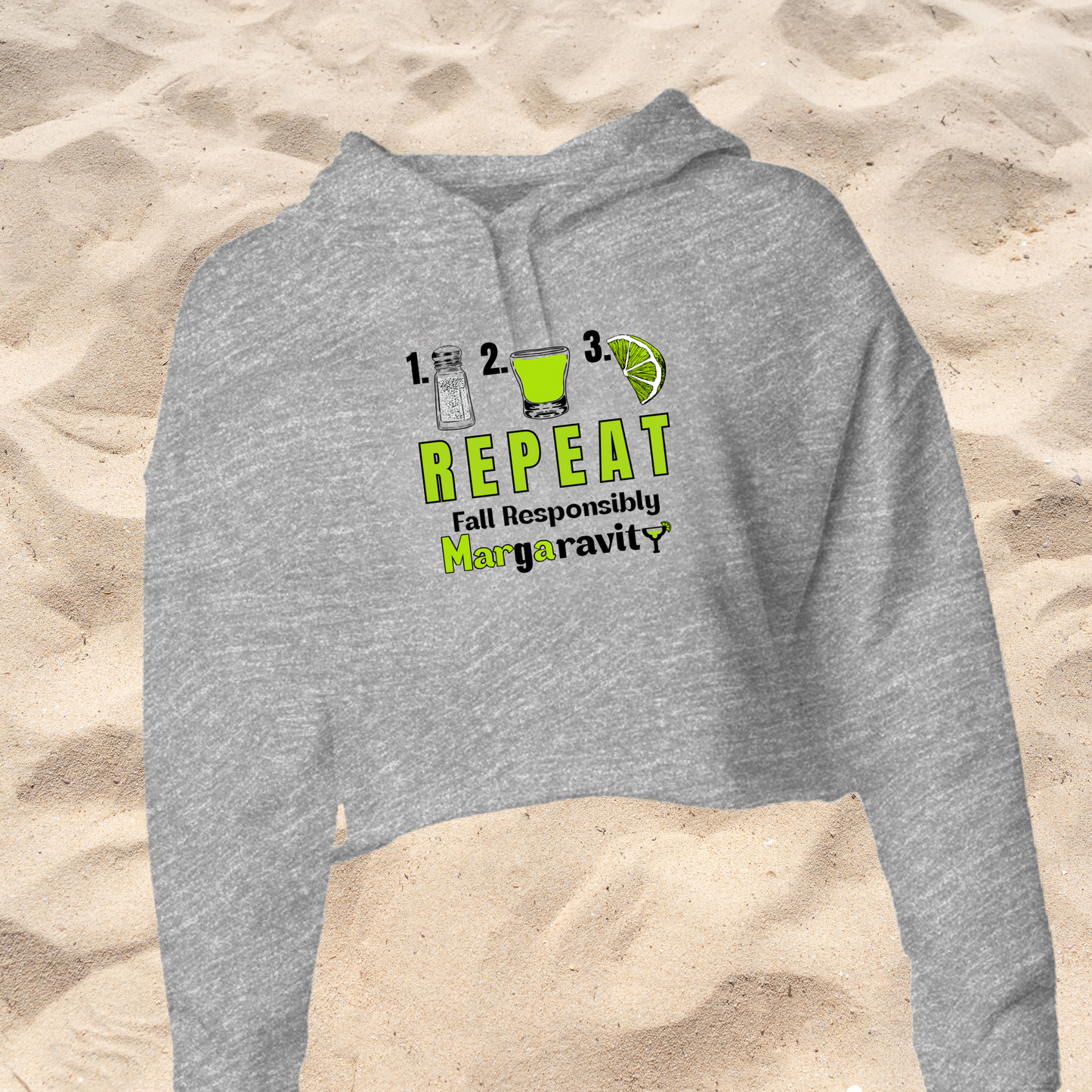 1.2.3., Lightweight Cropped Hoodie