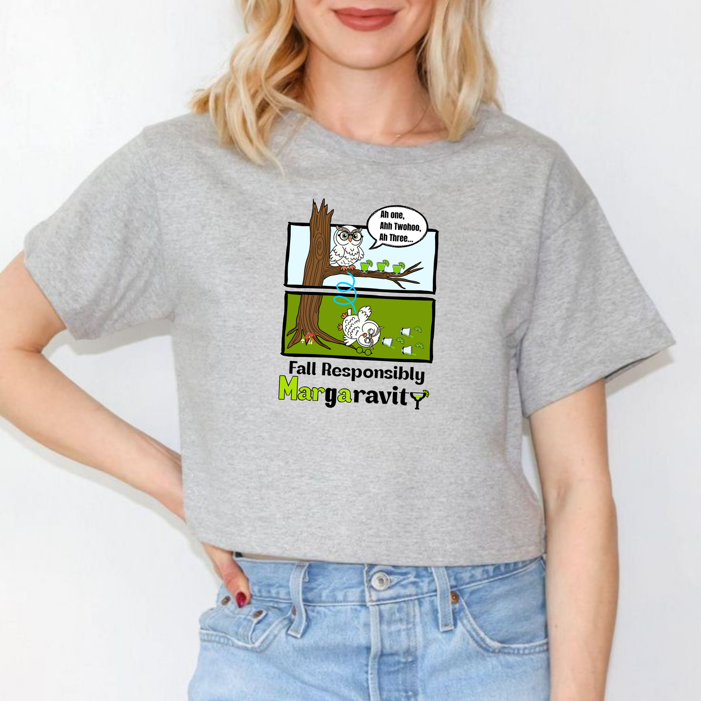 Ah One Ahh Twohoo Ahhh Three, Street Crop Tee