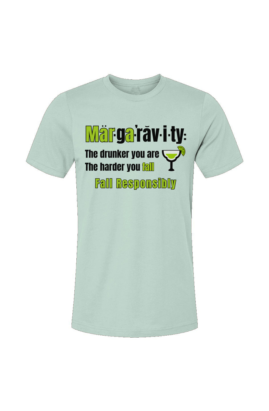 The Definition of Margaravity, Unisex Jersey T-Shirt in White