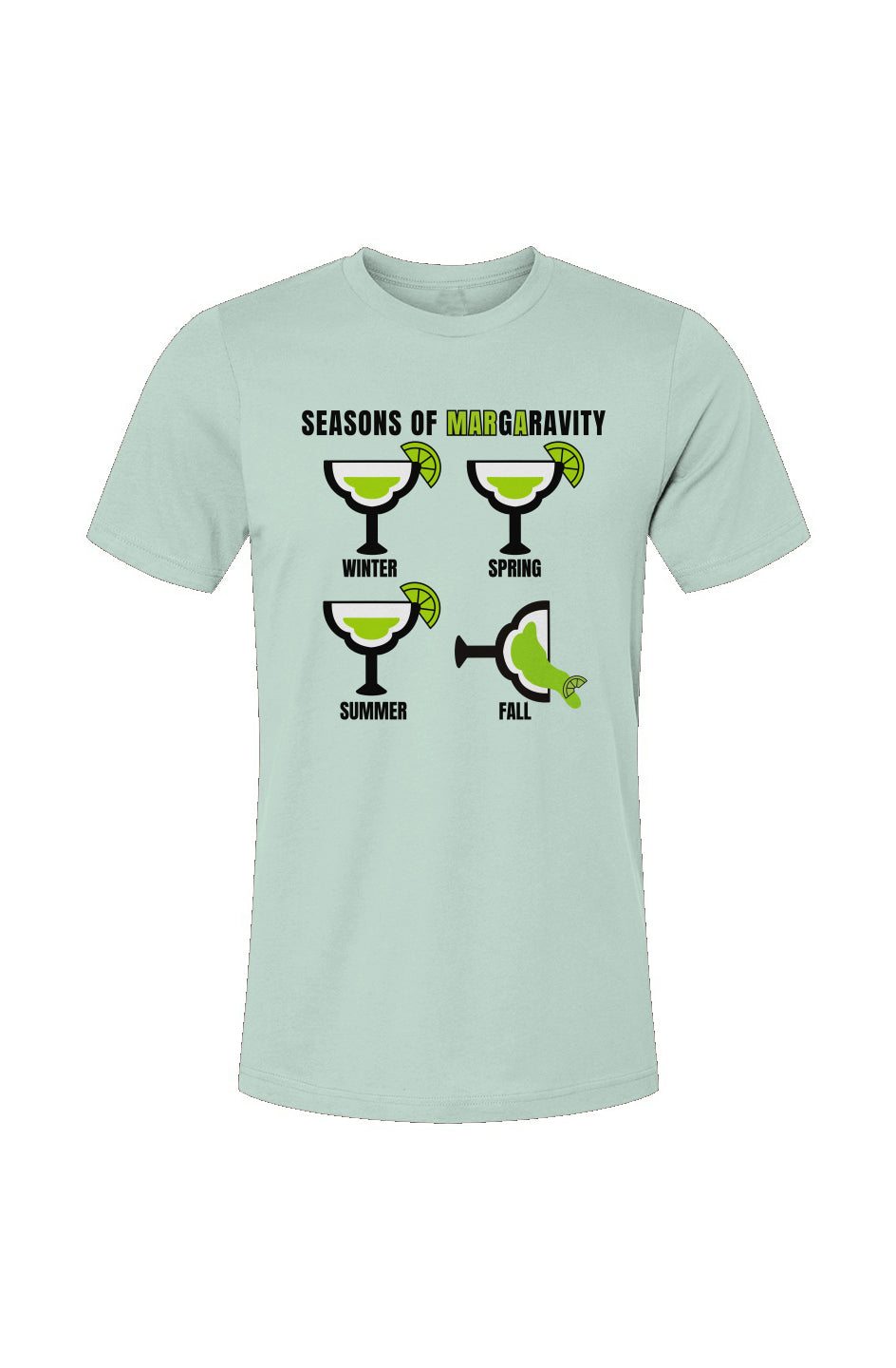 Seasons of Margaravity, Unisex Jersey T-Shirt in White
