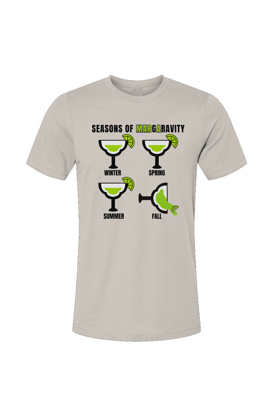 Seasons of Margaravity, Unisex Jersey T-Shirt in White