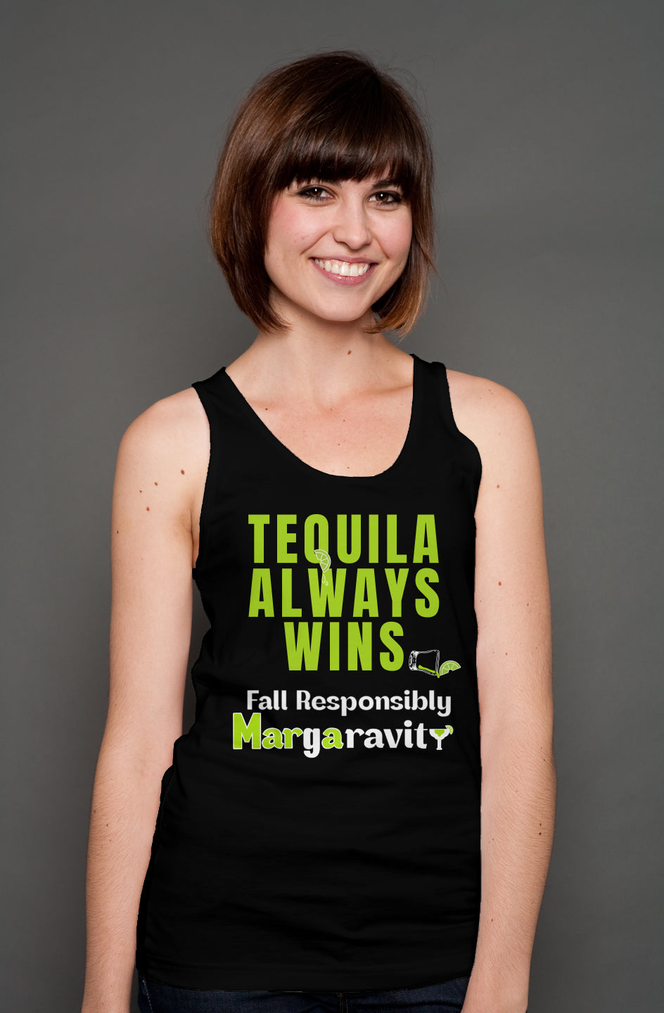 Tequila Always Wins, unisex tank