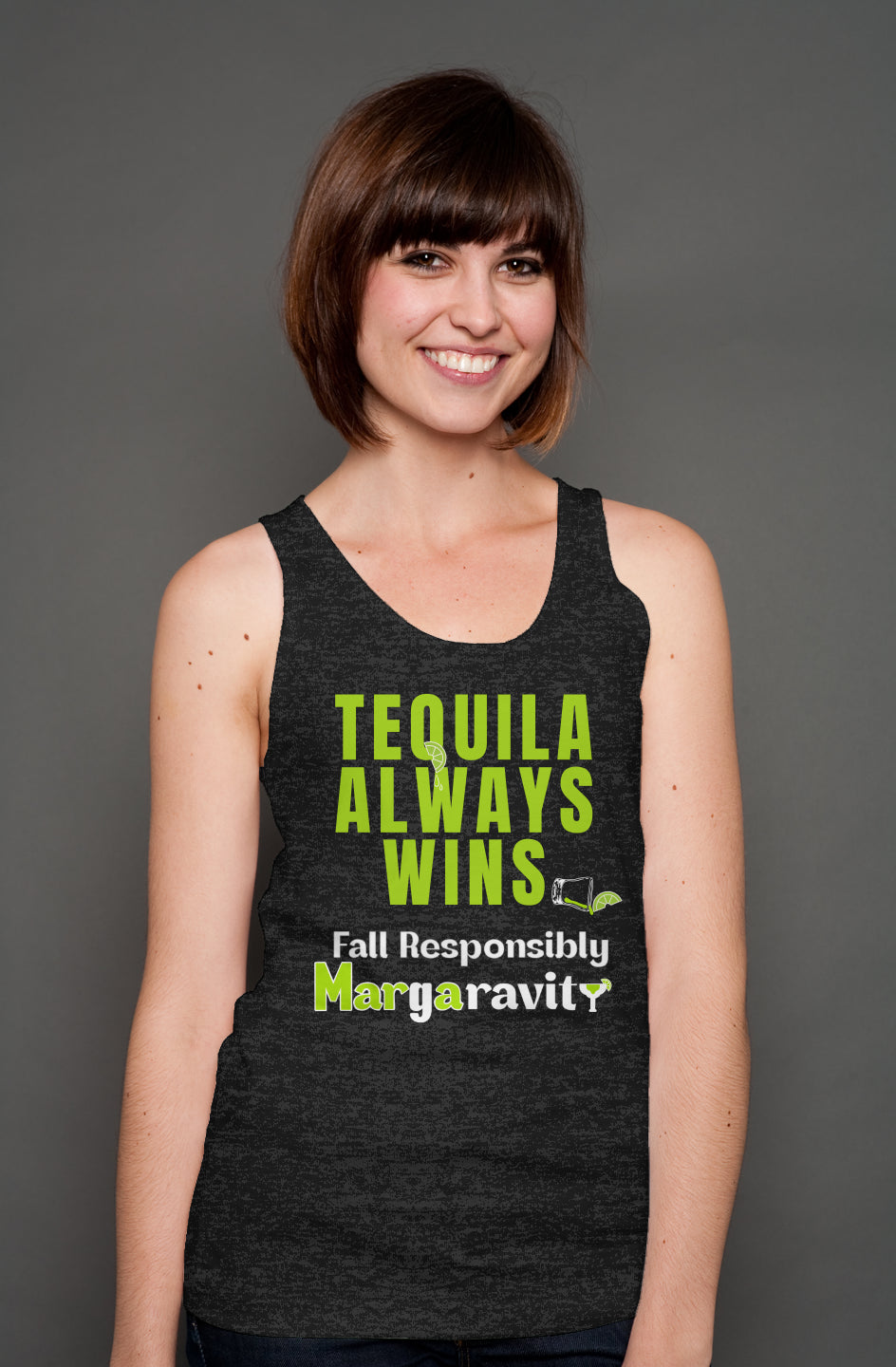 Tequila Always Wins, unisex tank