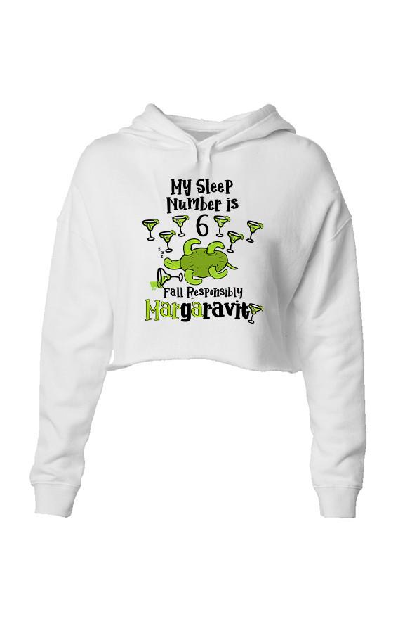 Sleep Number, Lightweight Cropped Hoodie