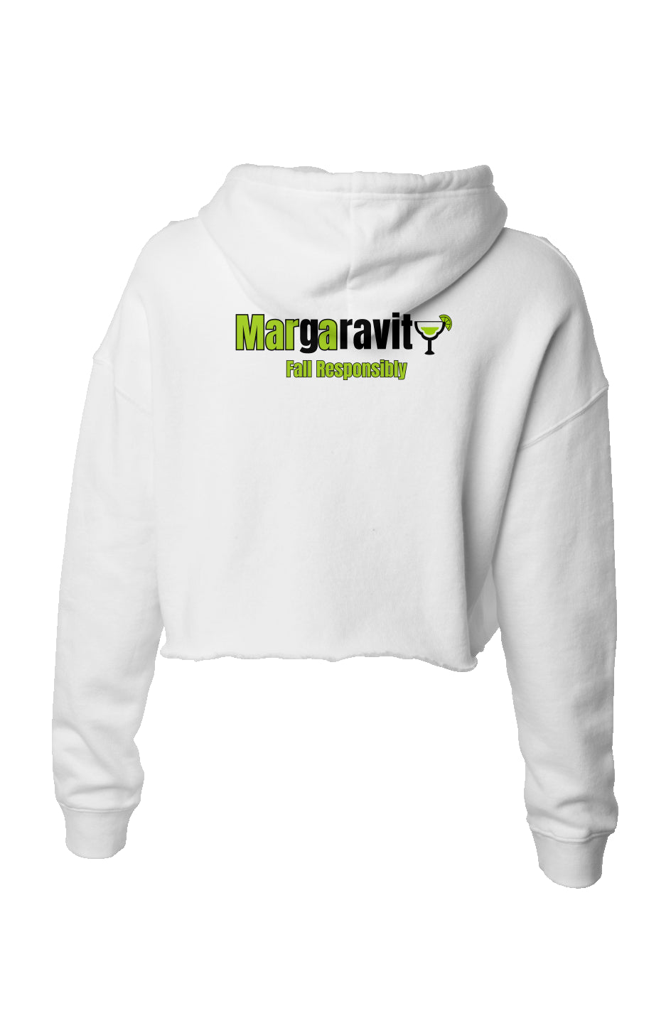 Margaravity Riddle, Lightweight Cropped Hoodie