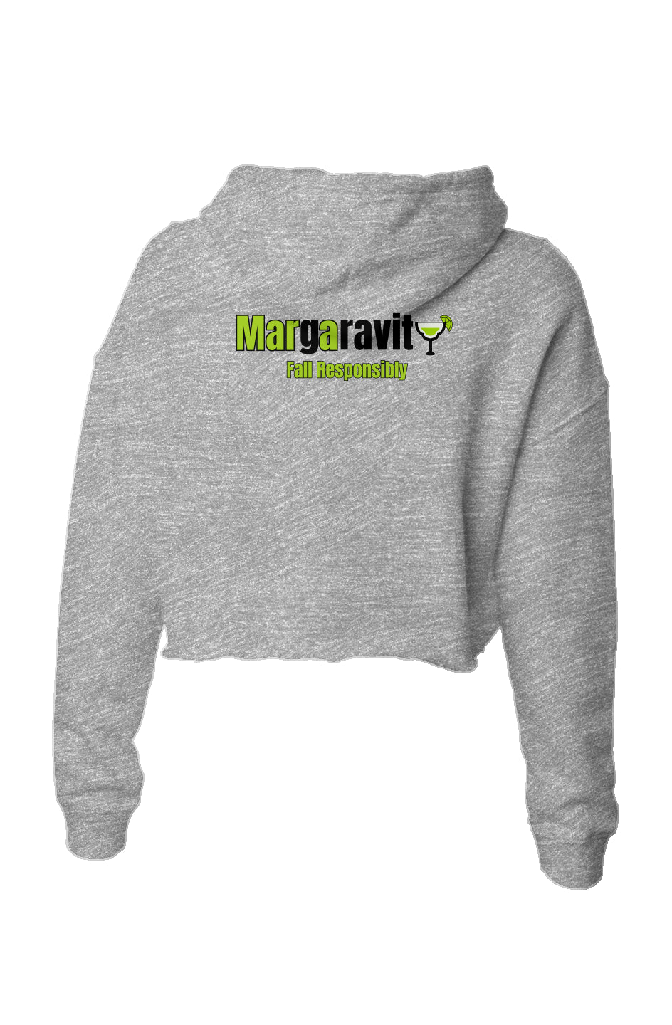 Margaravity Riddle, Lightweight Cropped Hoodie