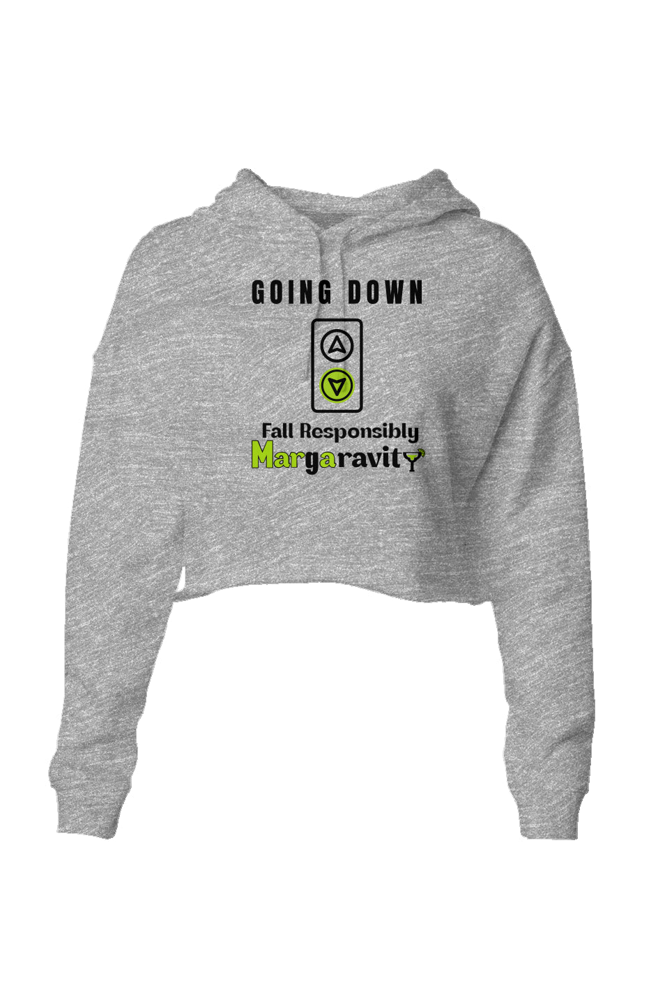 Going Down, Lightweight Cropped Hoodie