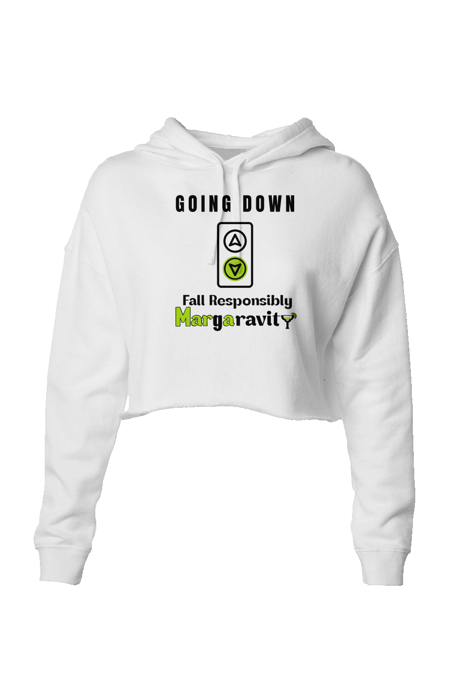 Going Down, Lightweight Cropped Hoodie