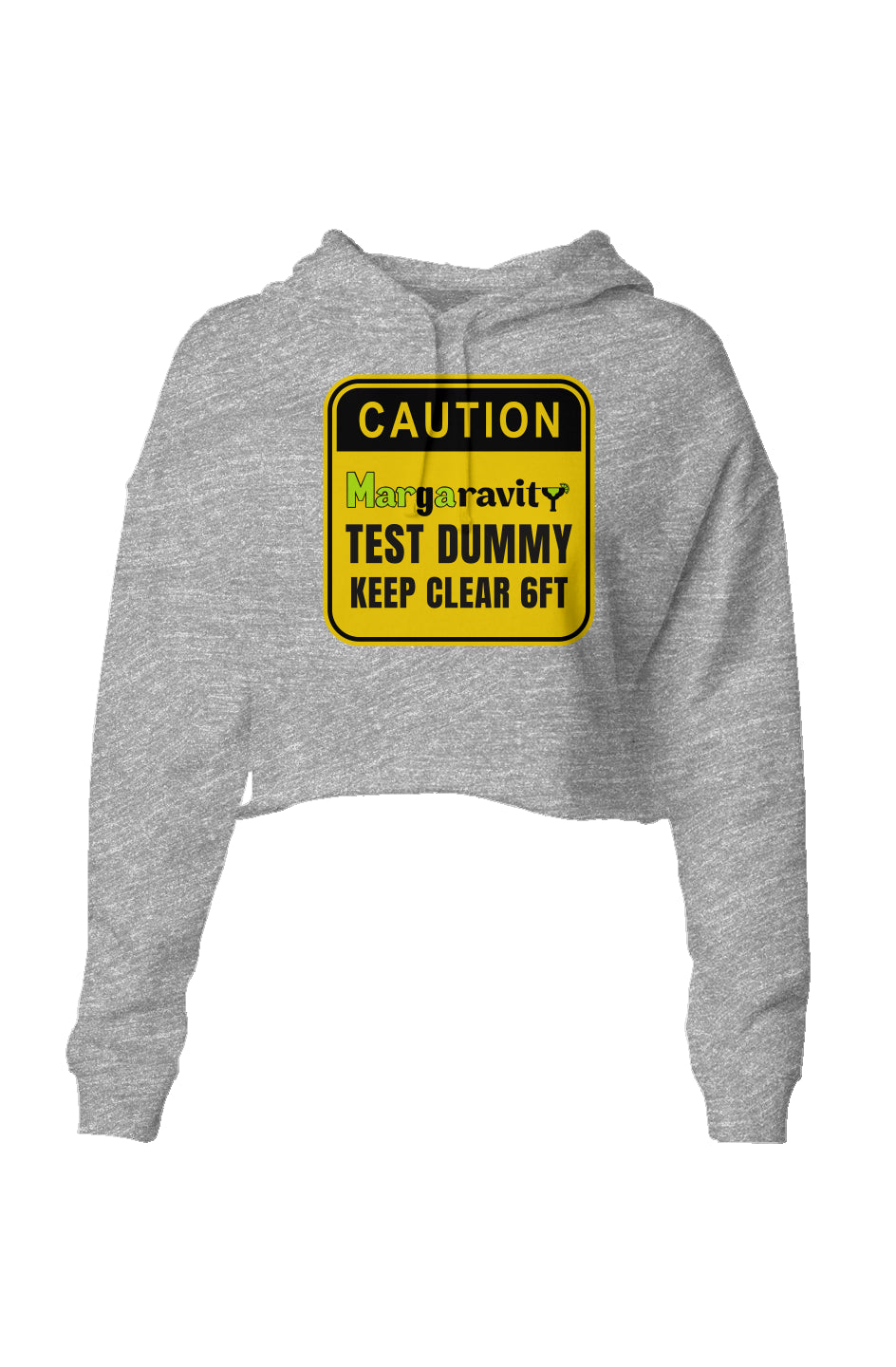 Margaravity Test Dummy, Lightweight Cropped Hoodie