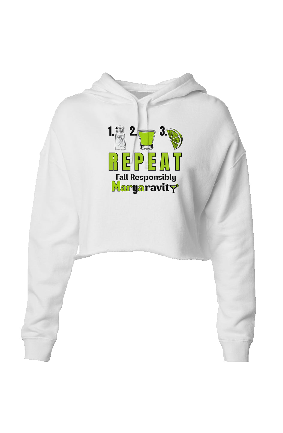 1.2.3., Lightweight Cropped Hoodie