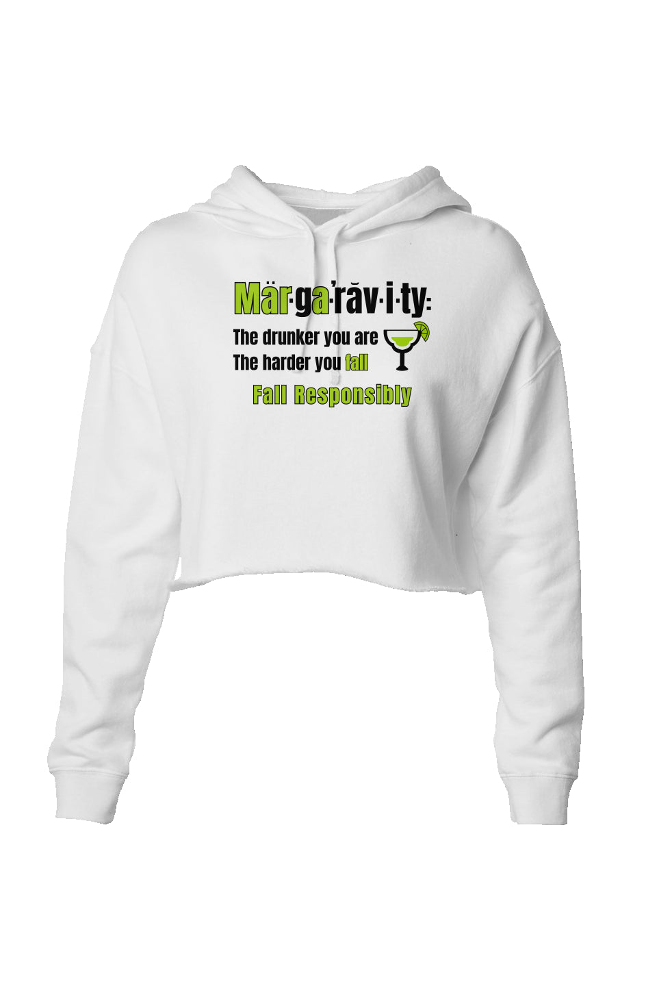 The Definition of Margaravity, Lightweight Cropped Hoodie