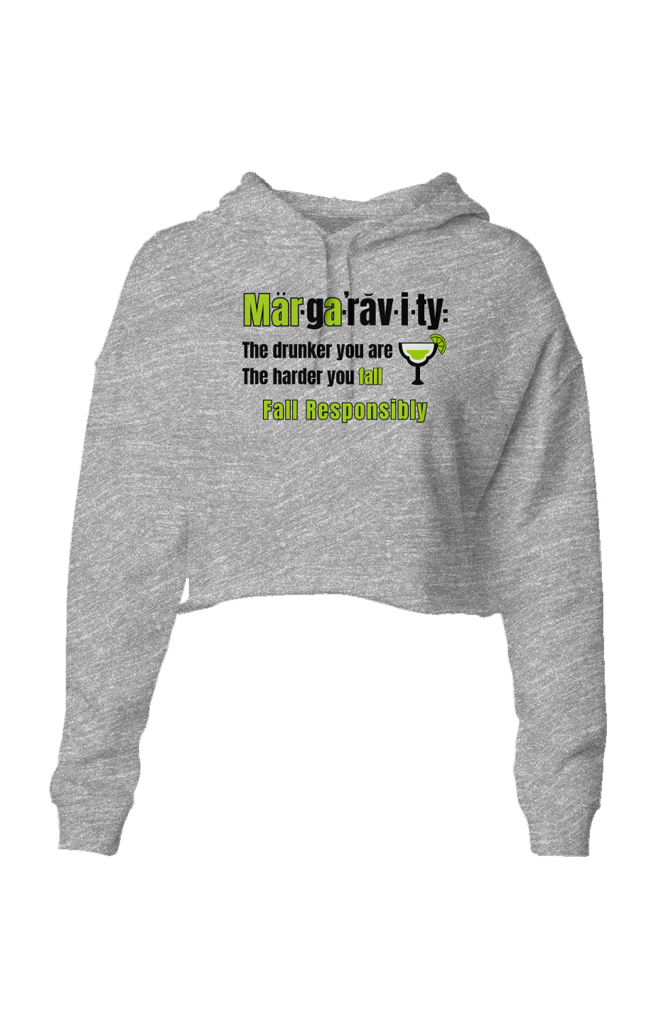 The Definition of Margaravity, Lightweight Cropped Hoodie