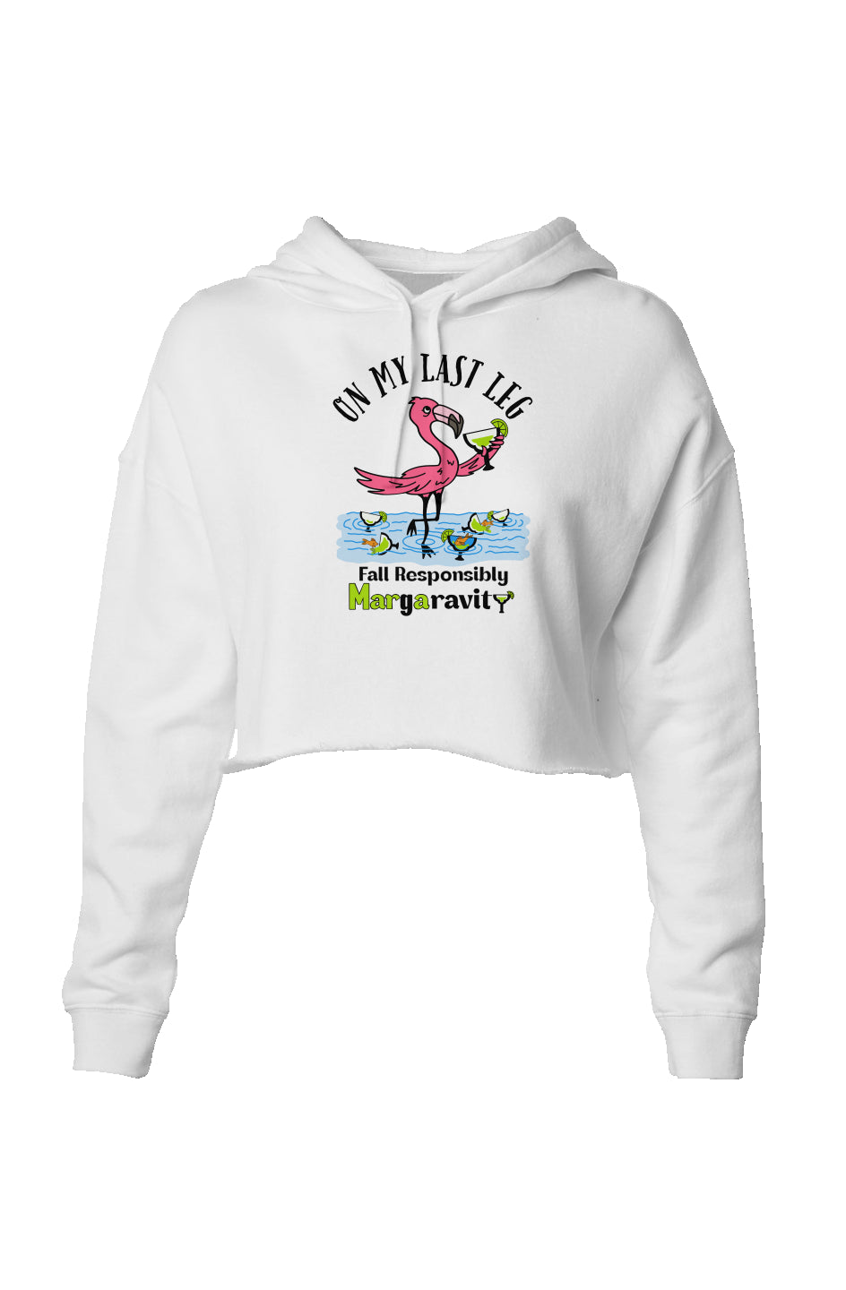 On My Last Leg, Lightweight Cropped Hoodie