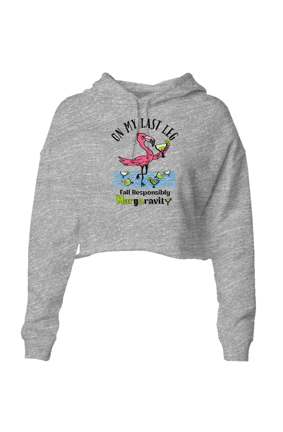 On My Last Leg, Lightweight Cropped Hoodie
