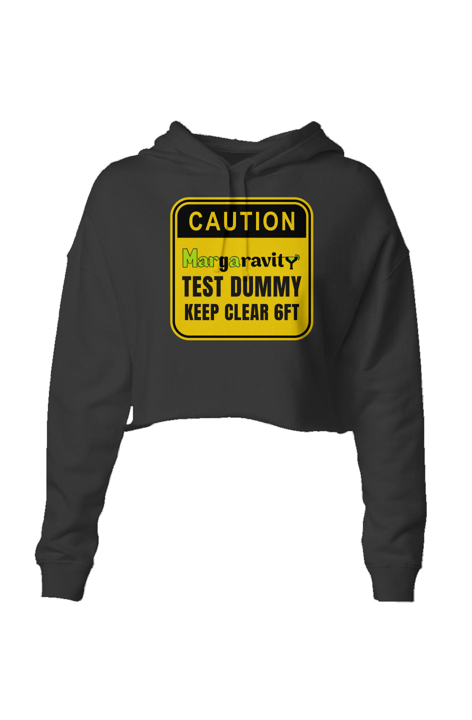 Margaravity Test Dummy, Lightweight Cropped Hoodie