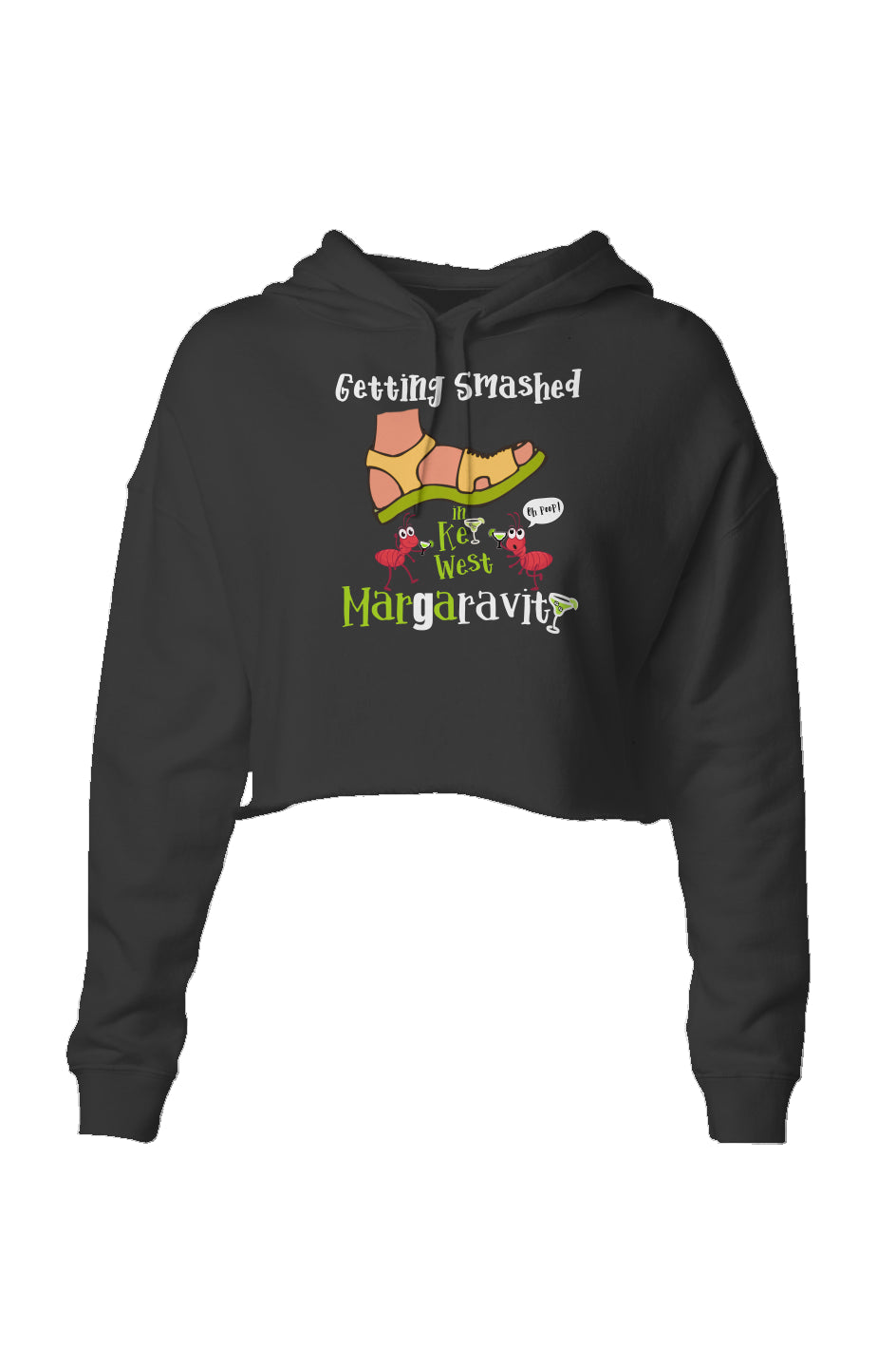 Getting Smashed, Lightweight Cropped Hoodie