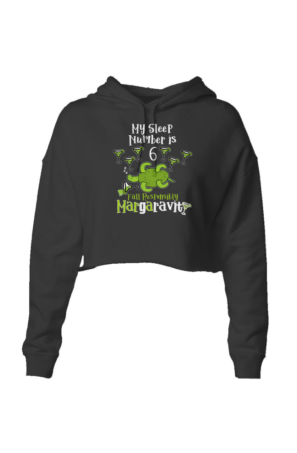 My Sleep Number, Lightweight Cropped Hoodie