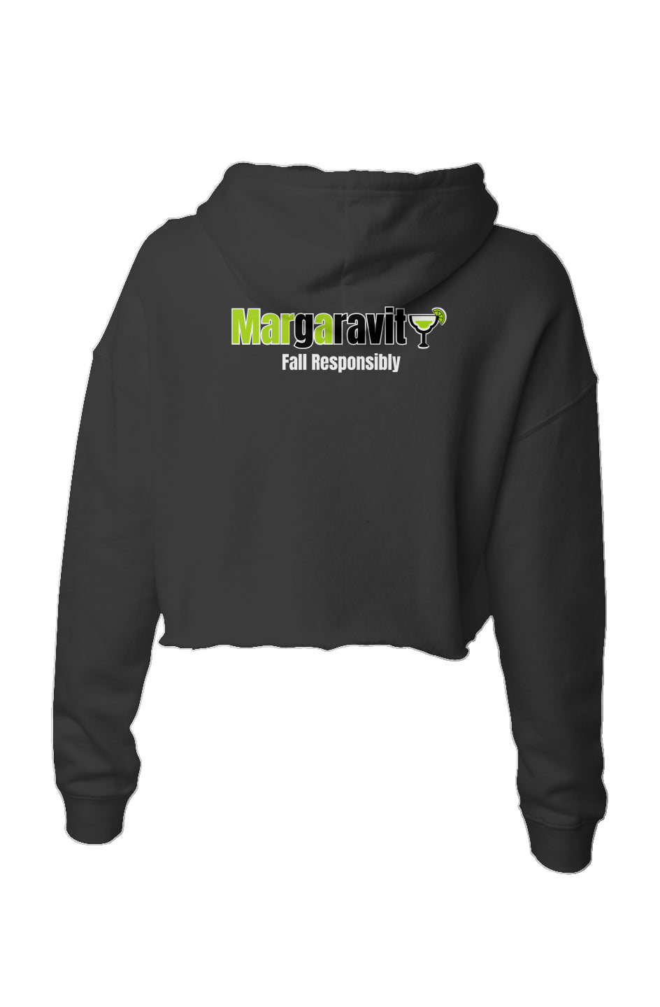 Margaravity Riddle, Lightweight Cropped Hoodie