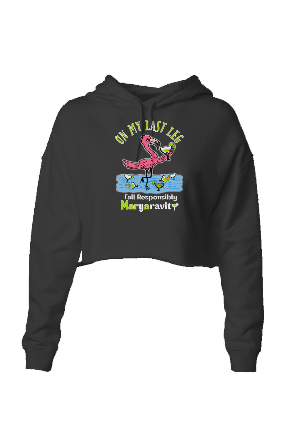On My Last Leg, Lightweight Cropped Hoodie