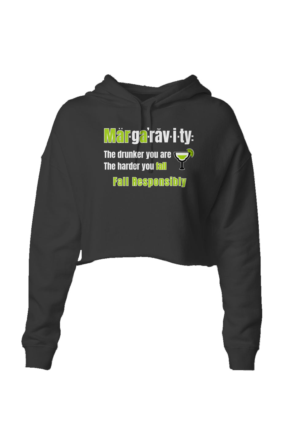The Definition of Margaravity, Lightweight Cropped Hoodie