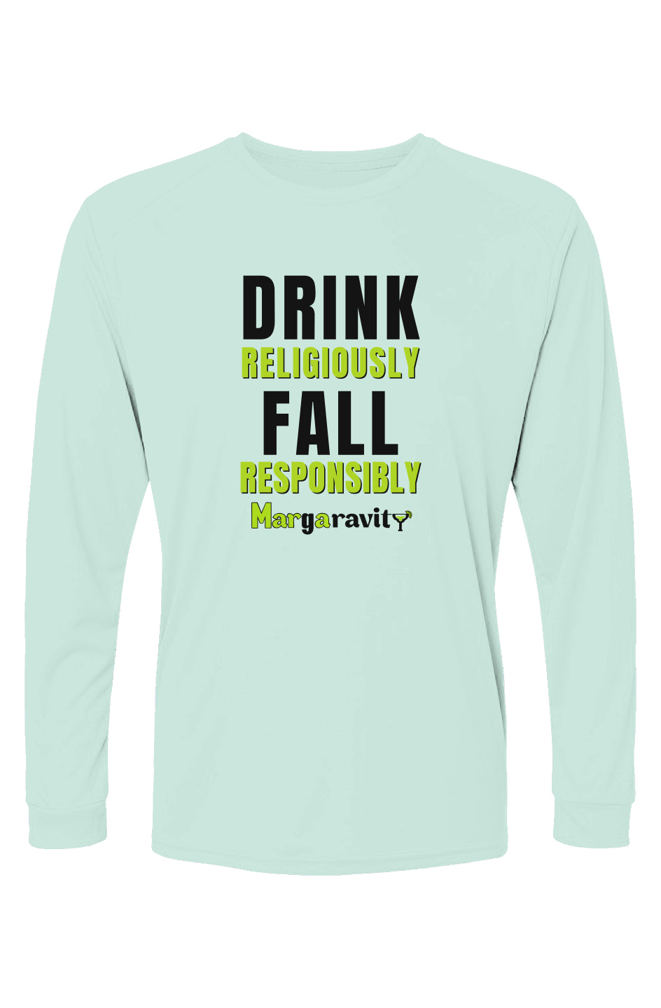 Drink Religiously Fall Responsibly, Islander Long Sleeve T-Shirt