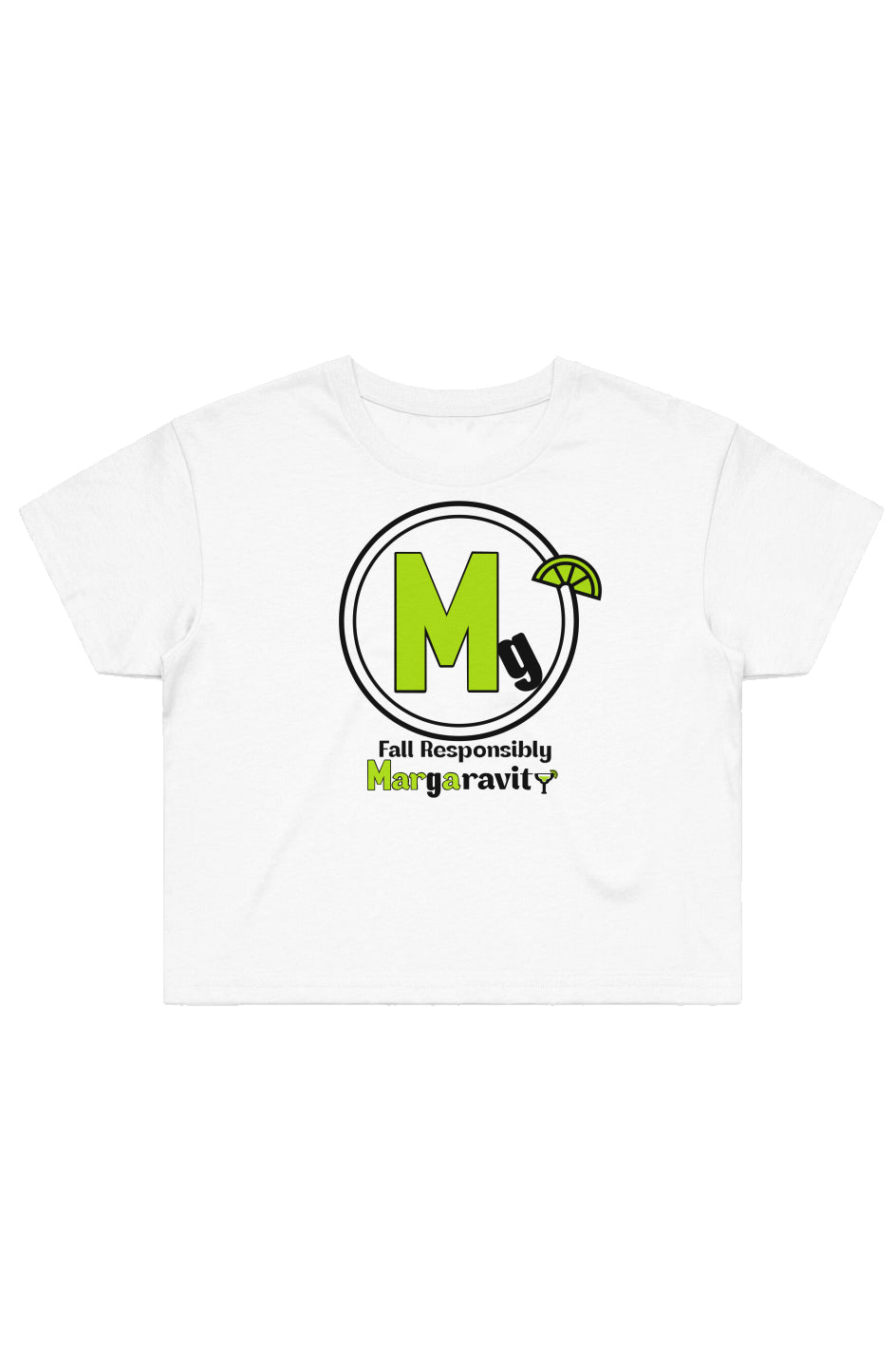 Margaravity Logo, Street Crop Tee