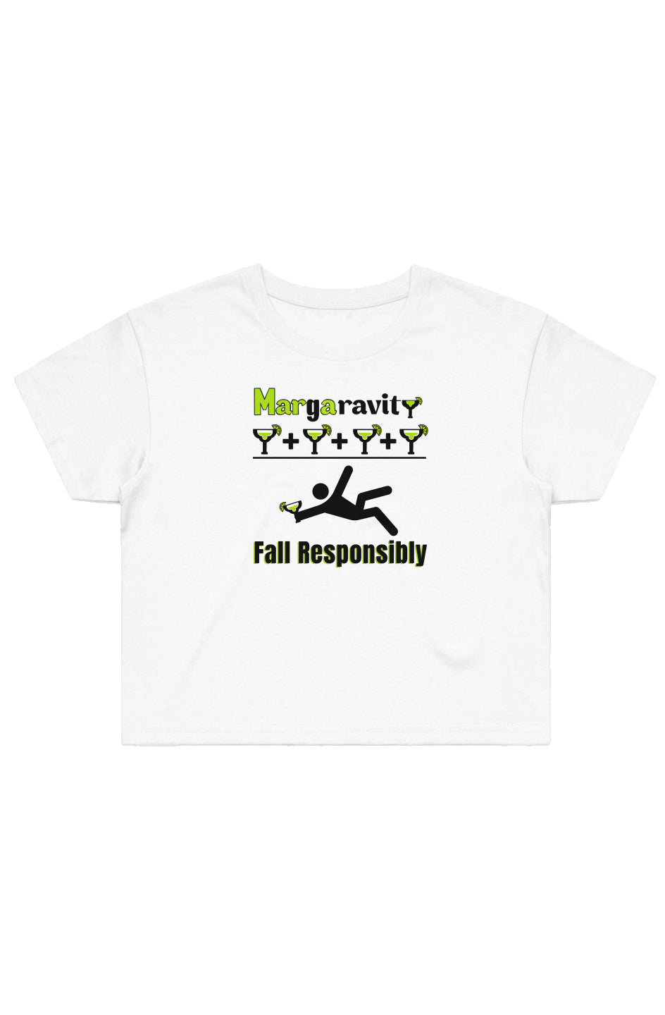 Margaravity Math, Street Crop Tee