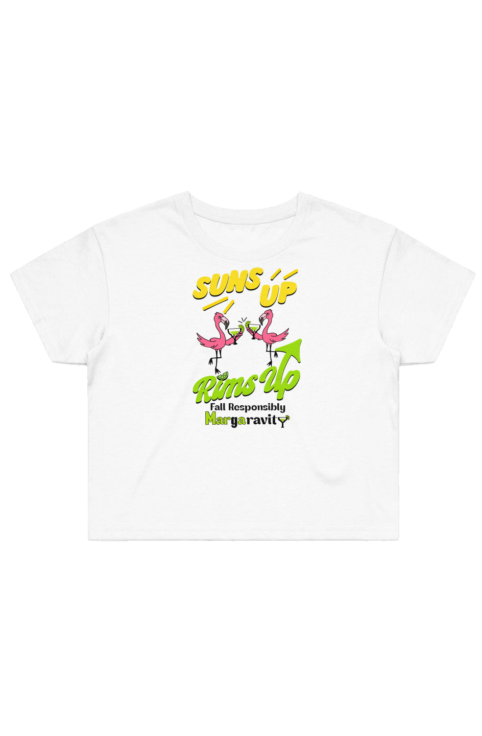 Suns Up Rims Up, Street Crop Tee