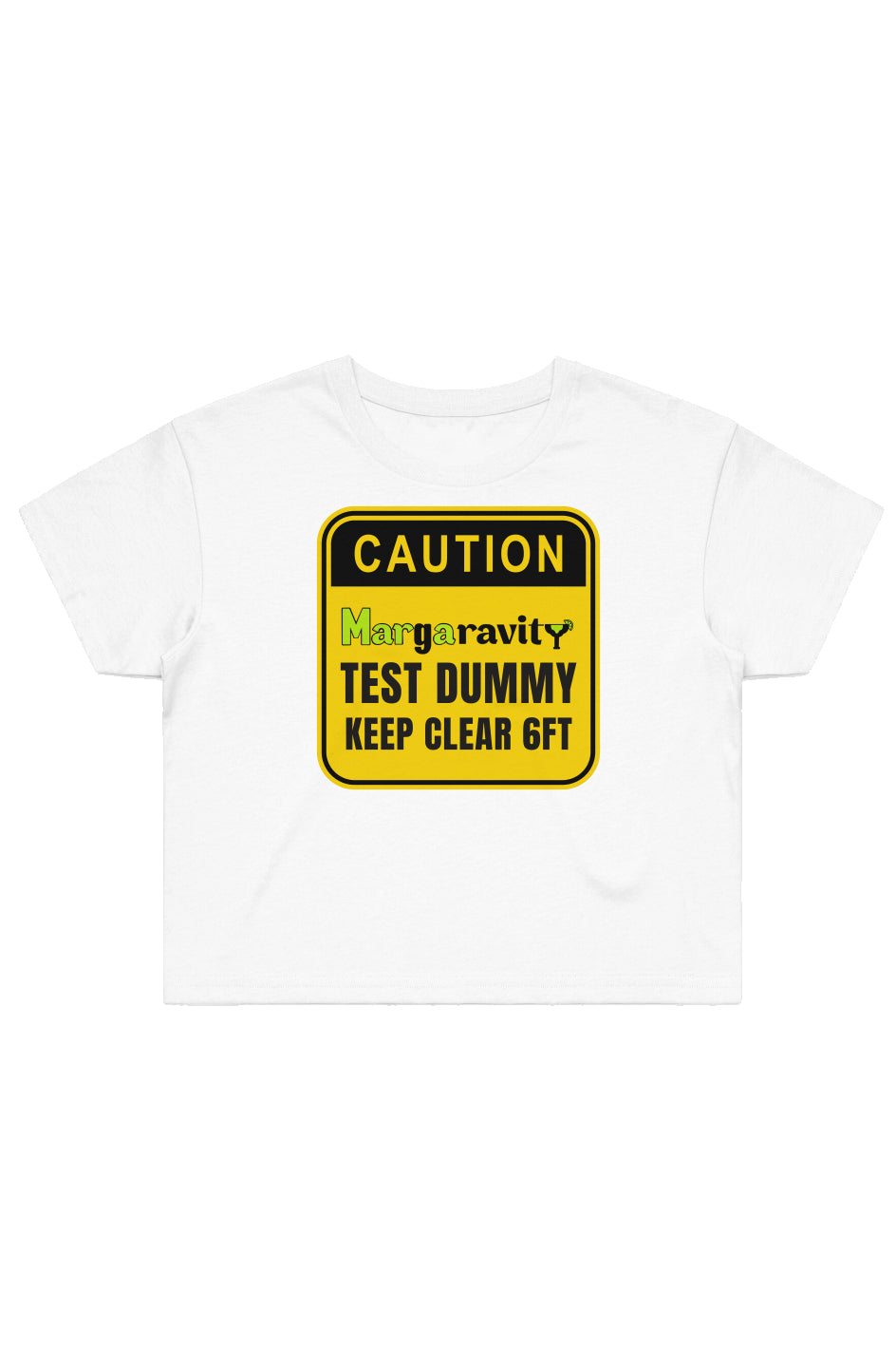 Caution Test Dummy, Street Crop Tee