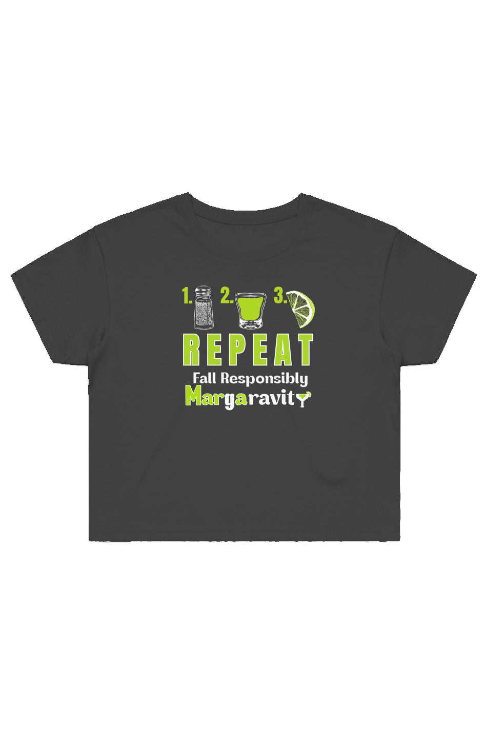 1. 2. 3. REPEAT, Street Crop Tee