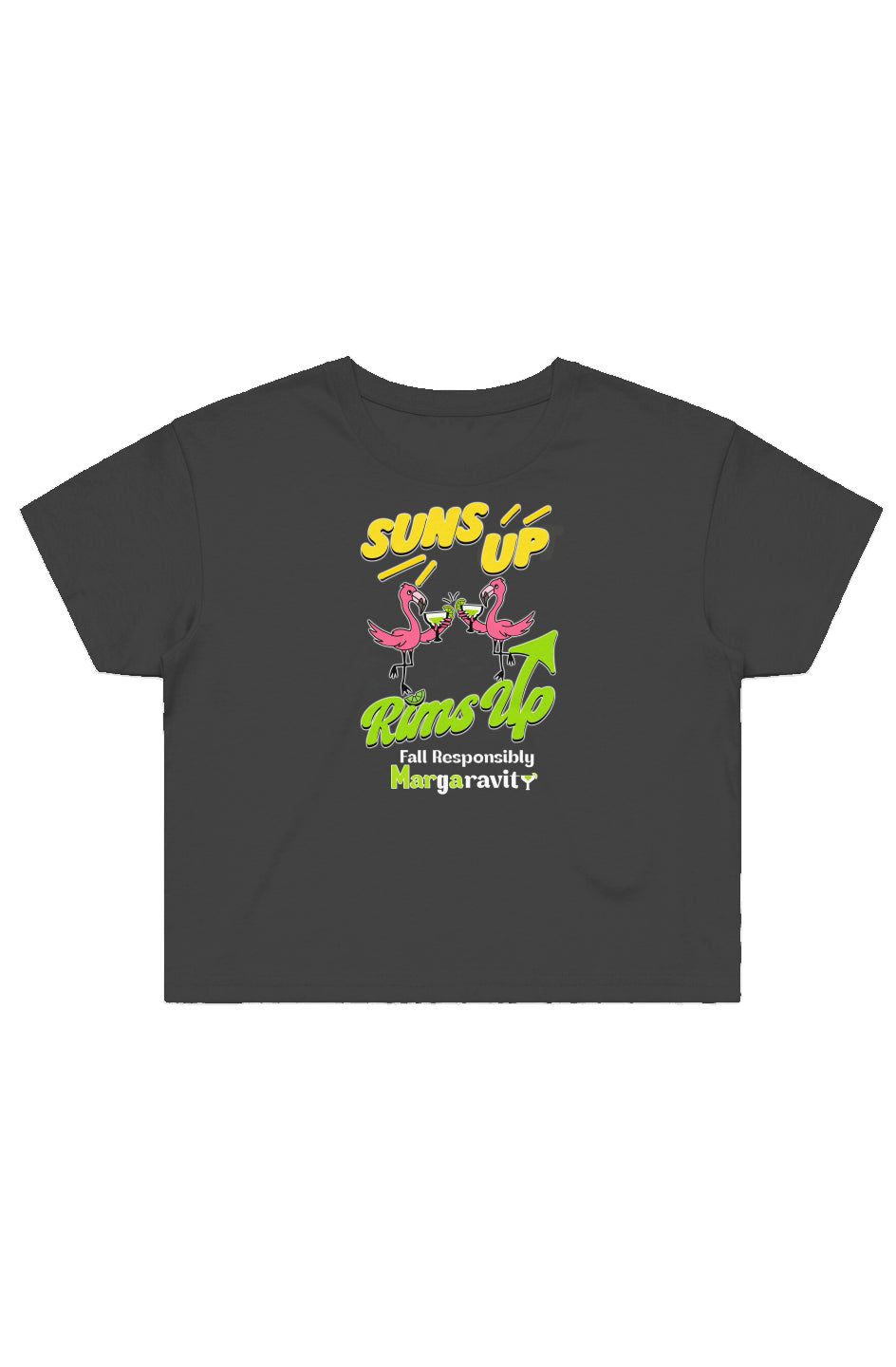 Suns Up Rims Up, Street Crop Tee