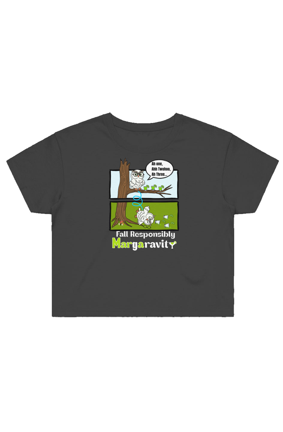 Ah One Ahh Twohoo Ahhh Three, Street Crop Tee