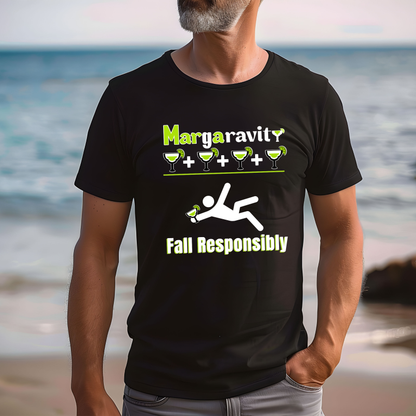 Margaravity Math, Unisex Jersey T-Shirt in Black