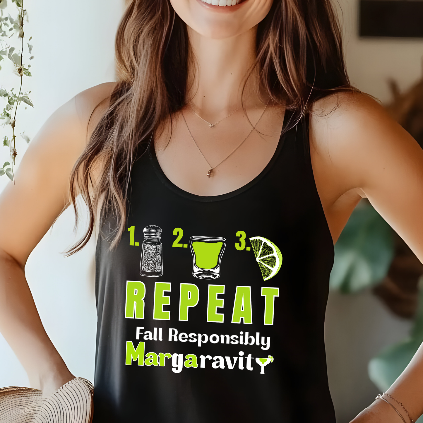 123 REPEAT, unisex tank