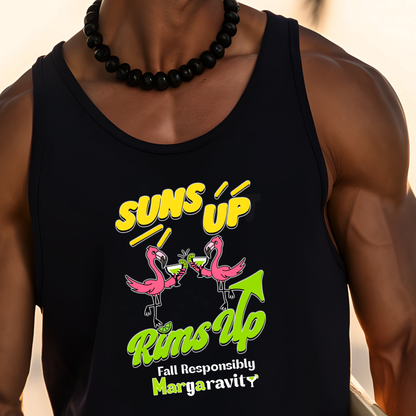 Suns Up Rims Up, unisex tank