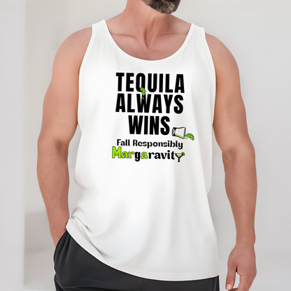 Tequila Always Wins, unisex tank