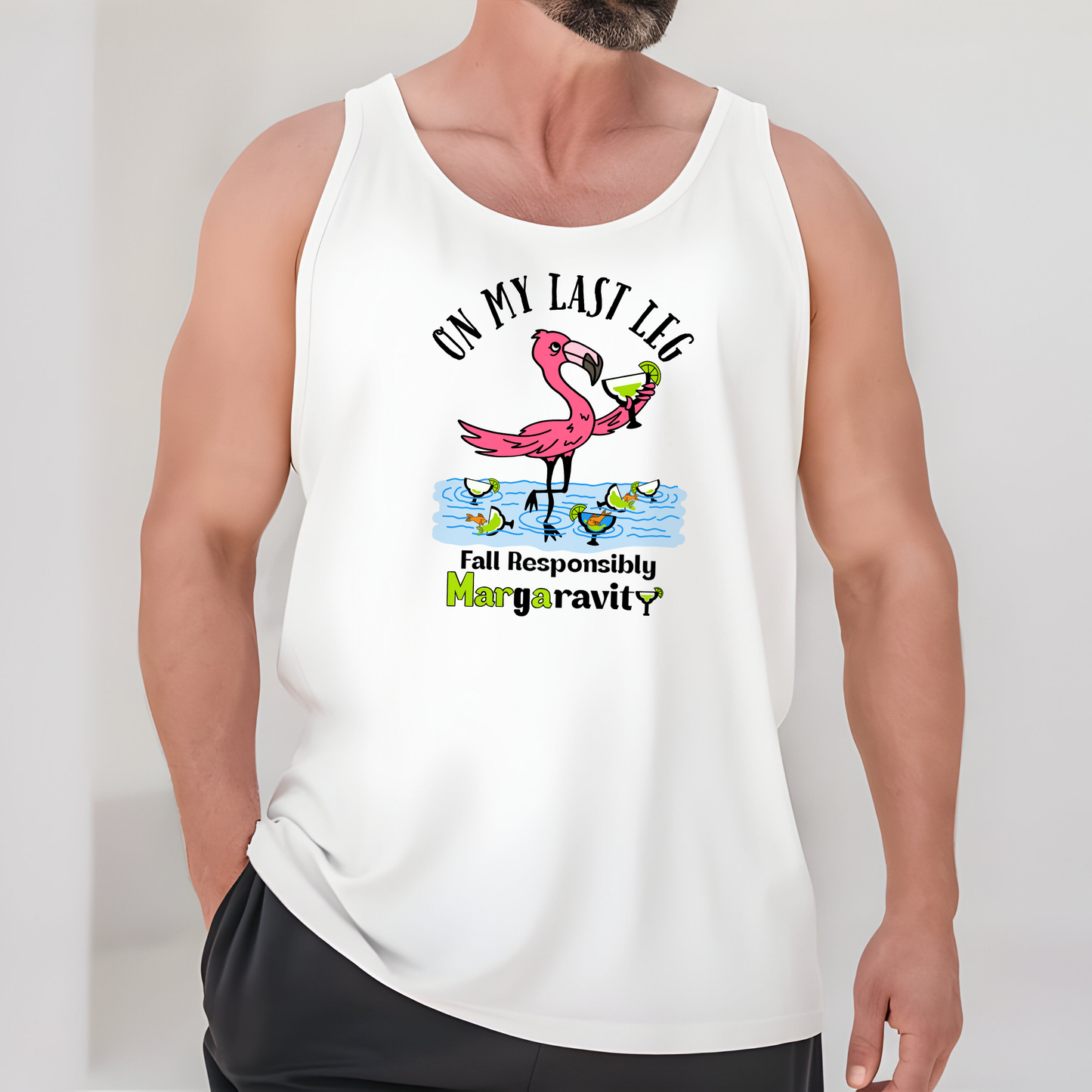 On My last Leg, unisex tank