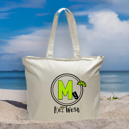 Margaravity Key West Logo, 25L Zippered Tote