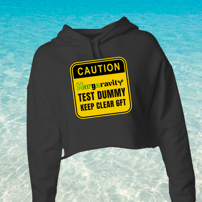 Margaravity Test Dummy, Lightweight Cropped Hoodie
