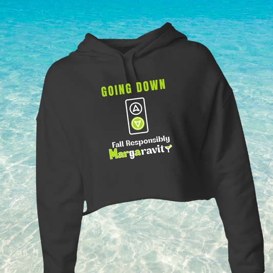 Going Down, Lightweight Cropped Hoodie