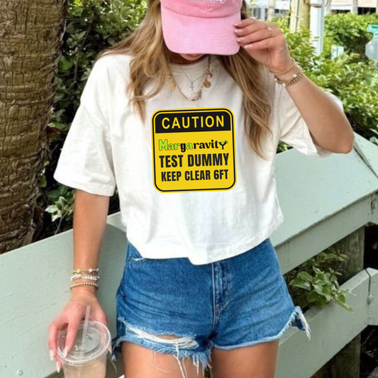 Caution Test Dummy, Street Crop Tee
