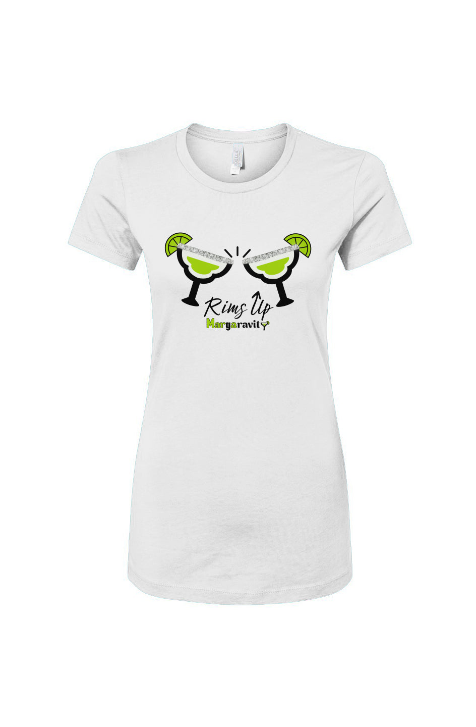 Rims Up, Women's Slim Fit Tee