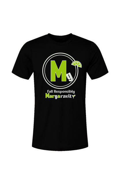 Margaravity Logo, Unisex Jersey T-Shirt in Black