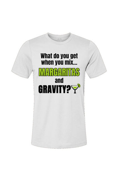 Margaravity Riddle, Unisex Jersey T-Shirt in White