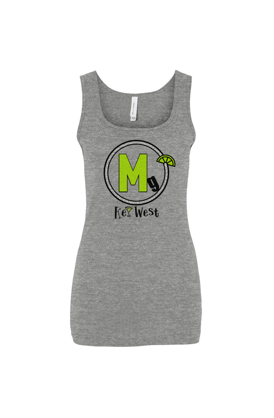 Margaravity Key West Logo, Women's Micro Rib Tank