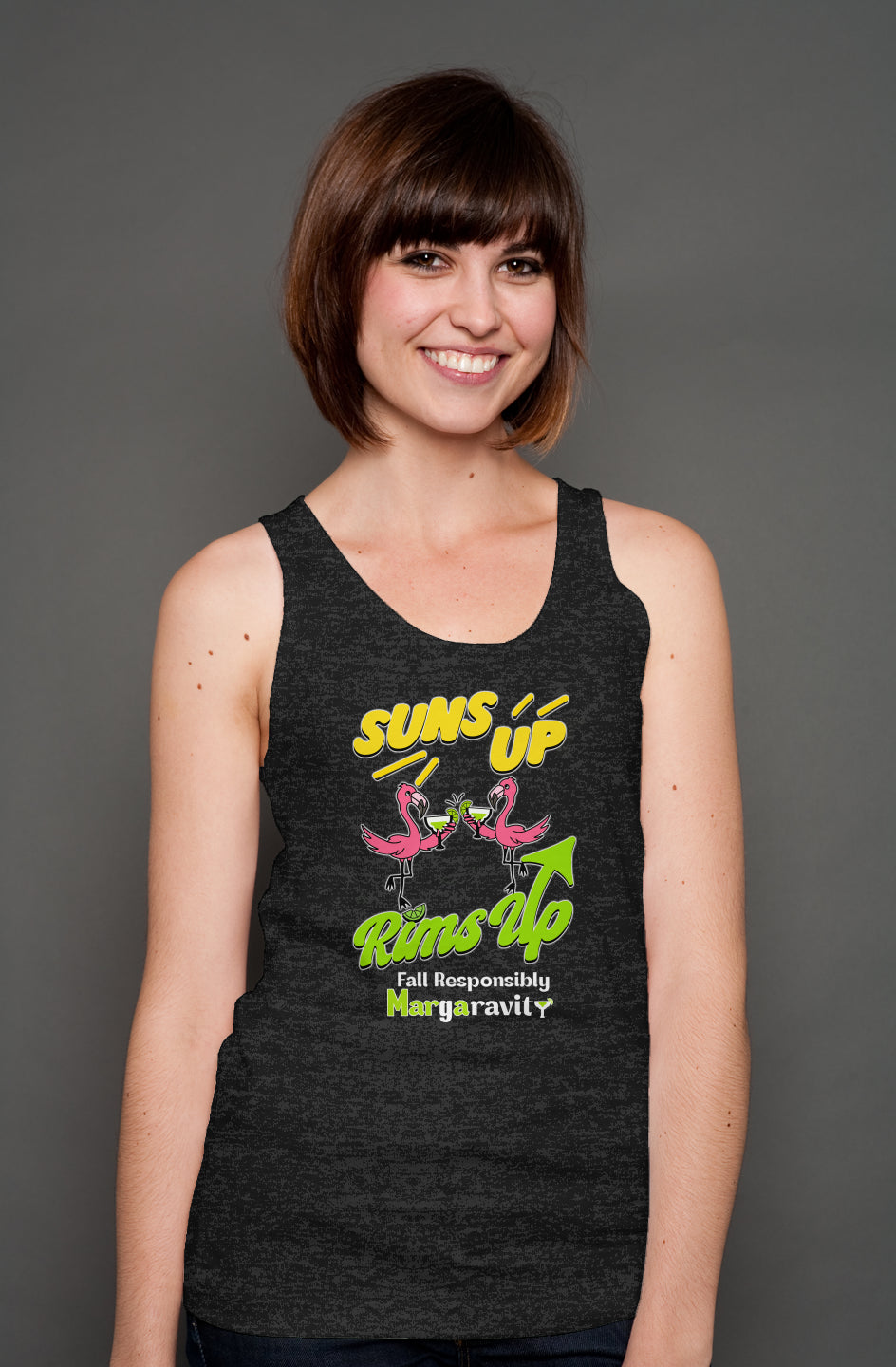 Suns Up Rims Up, unisex tank