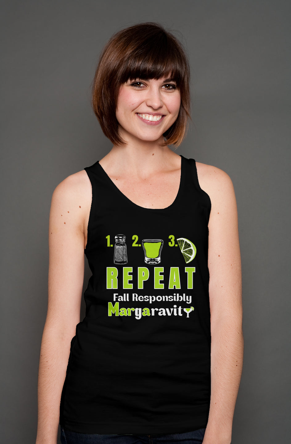 123 REPEAT, unisex tank