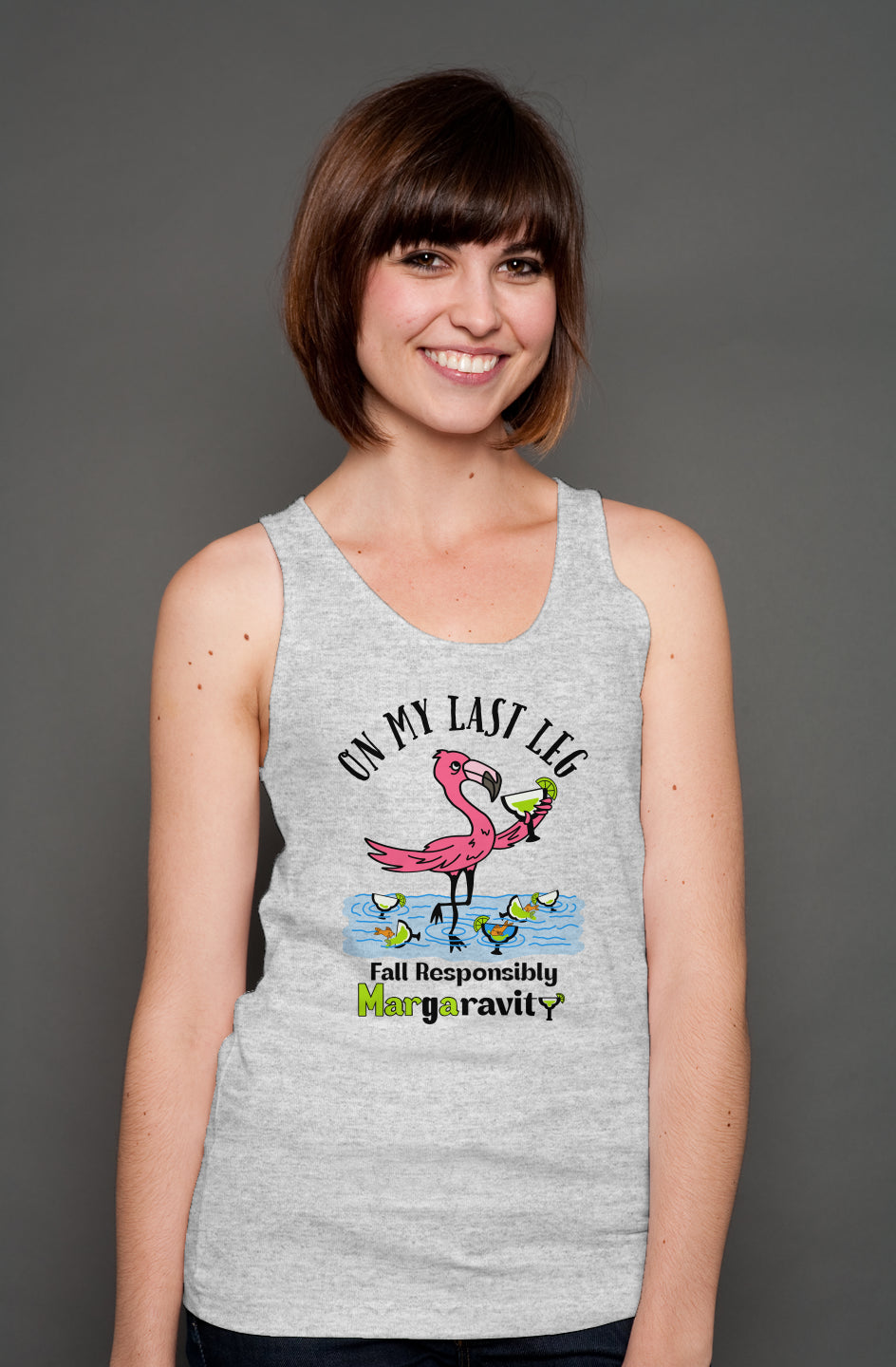 On My last Leg, unisex tank